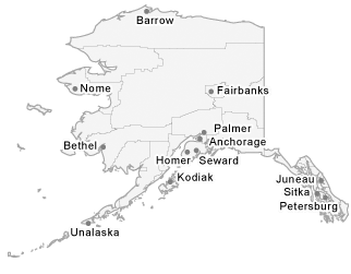 Map of Alaska