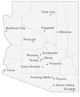 Map of Arizona