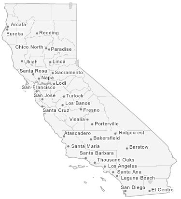 Map of California