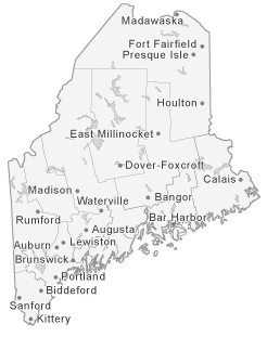 Map of Maine