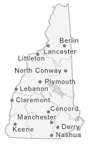 Map of New Hampshire