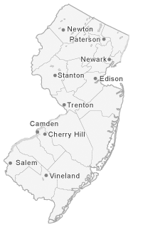 Map of New Jersey