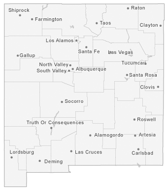 Map of New Mexico